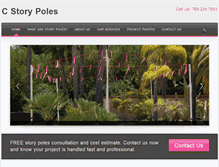 Tablet Screenshot of cstorypoles.com
